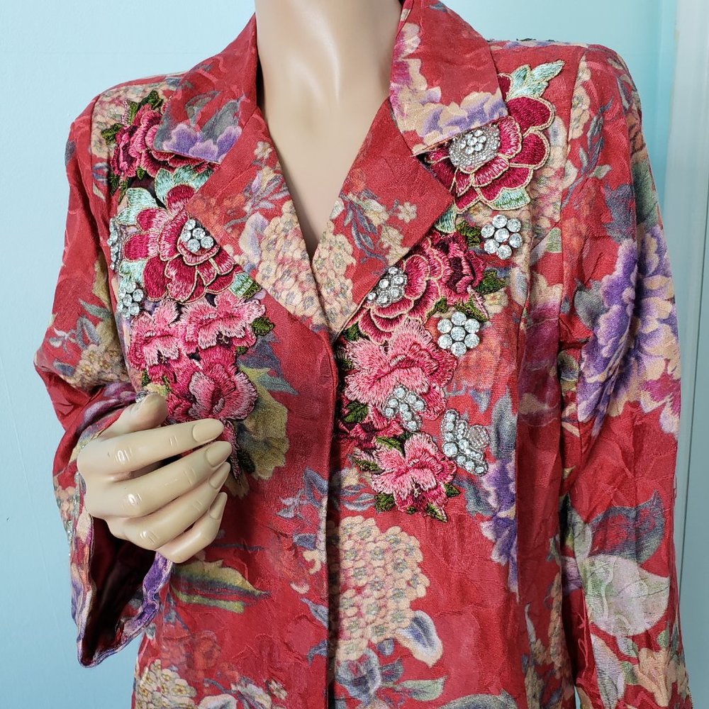NWT JOHNNY WAS LA VIE FLEUR COAT. - Picture 7 of 17